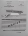 Bordereau de situation fiscale